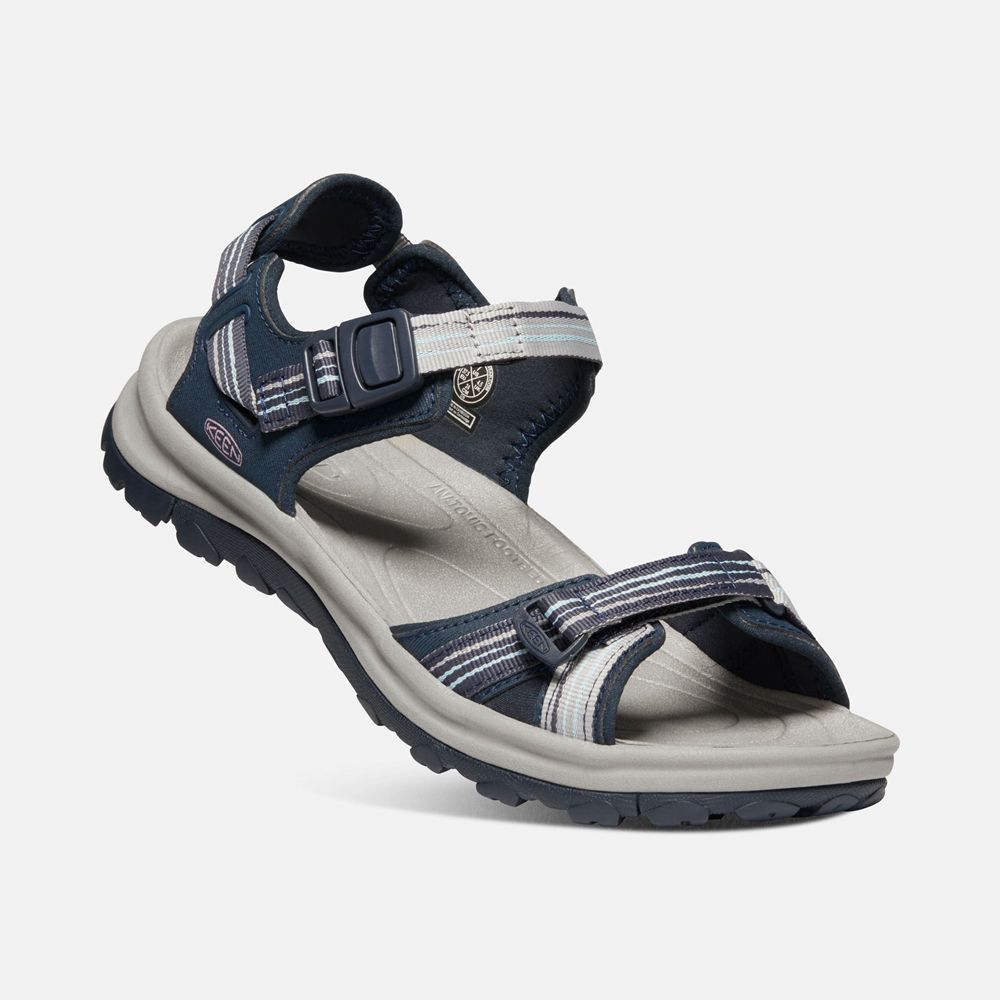 Sandales de Randonnée Keen Femme Bleu Marine/porno | Terradora Ii Open Toe | HOABM-3279